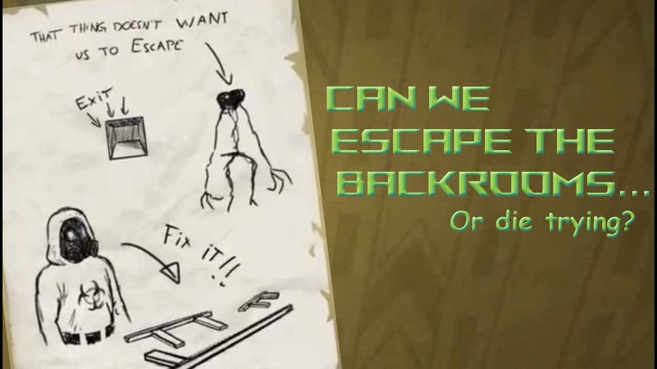 Can we Escape the Backrooms Part 1 - YouTube
