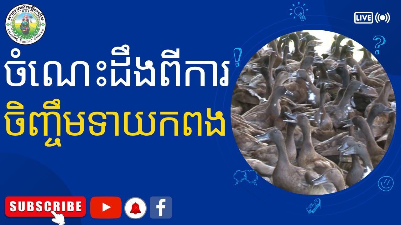 Agriculture នាទីកសិកម្ម/ការចិញ្ចឹមទាយកពង