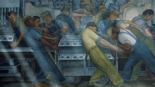 Famous "Detroit Industry" by Diego Rivera Profile