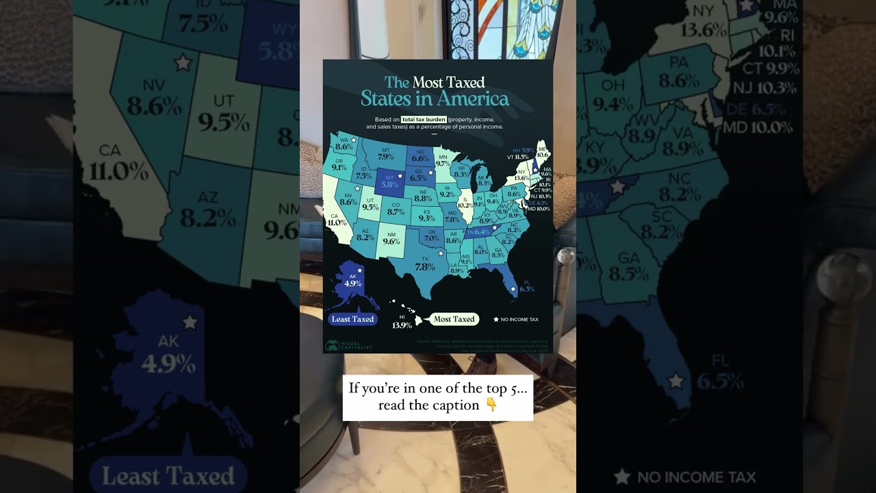 If You Re In One Of The Most Taxed States America Playing Game On Hard Mode