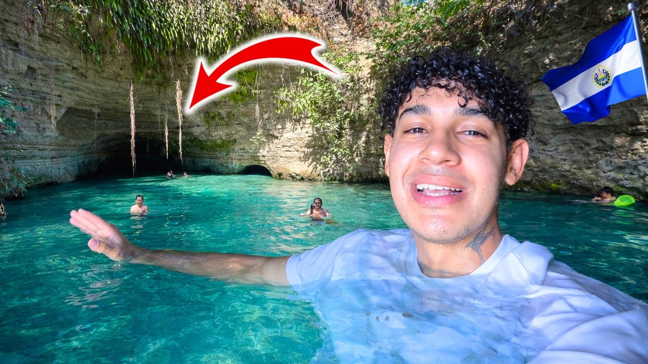 Las cuevas con el agua más clara que he visto en El Salvador 😱🇸🇻 