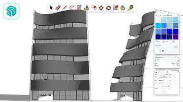 SketchUp for Architects: How to Create a 3D Parametric Curved Facade | A Step-by-Step Tutorial