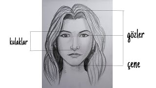 How To Draw female Face ?