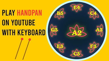 Virtual Handpan Youtube - Play easy with your Keyboard (HD)