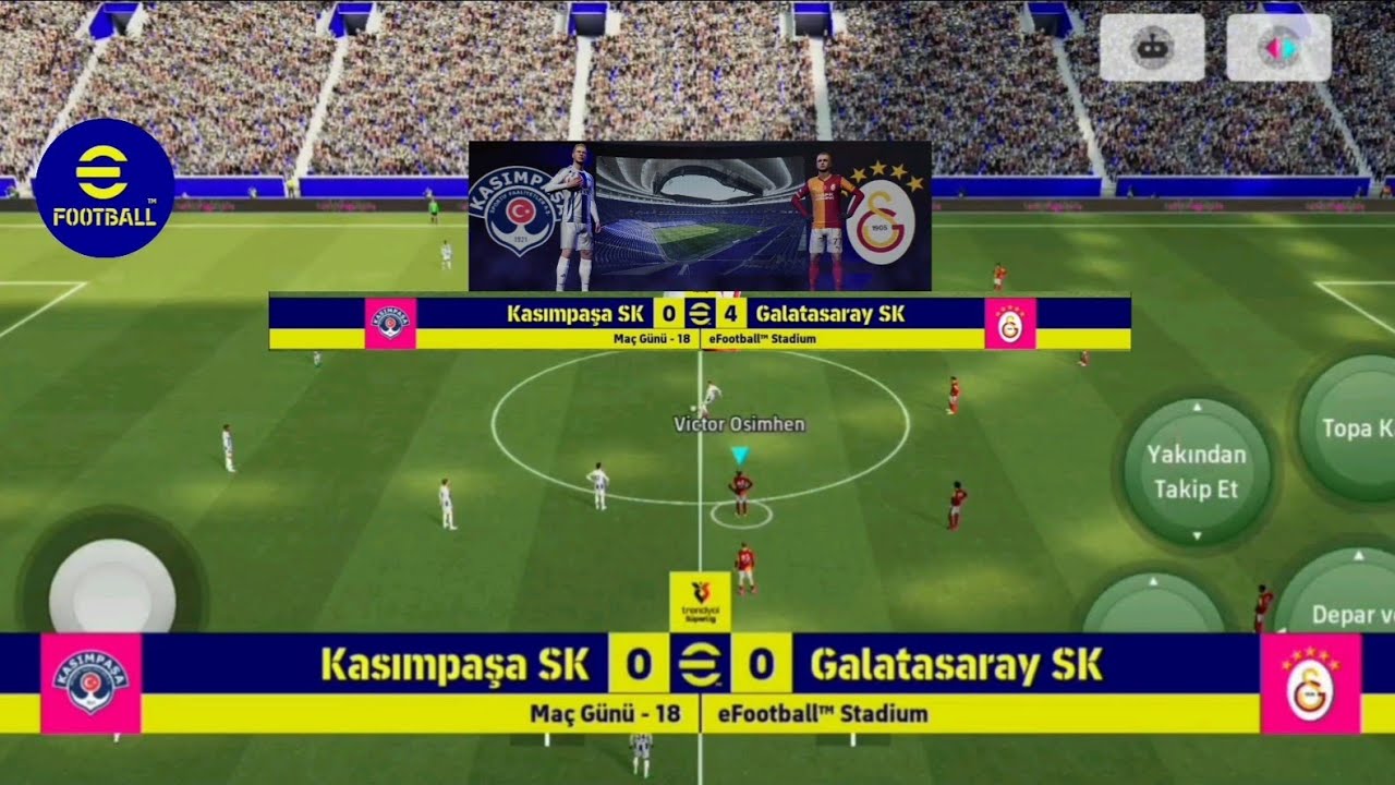 EFOOTBALL GAMEPLAY MOBİLE ( FUTBOL OYUNU  ) 