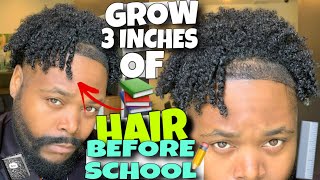 GROW 3 INCHES of HAIR Last Minute Before School Start!