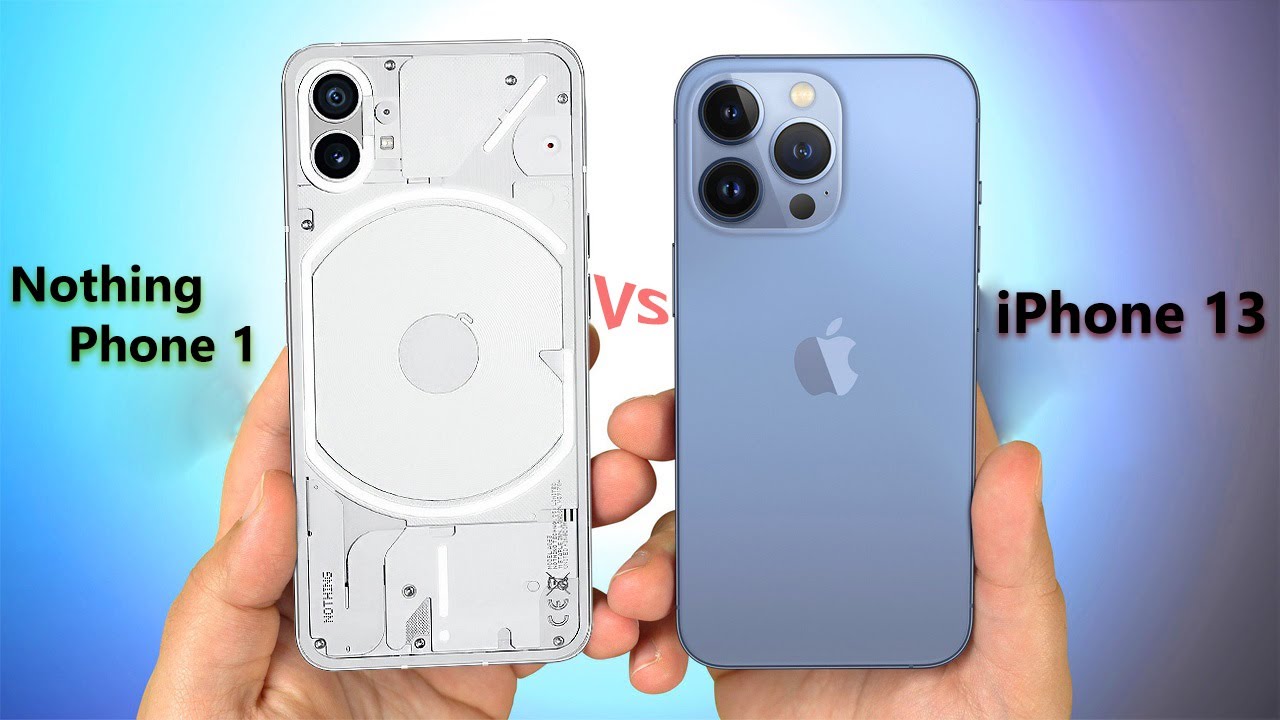 Nothing Phone 1 vs iPhone 13 - Full Comparison - YouTube