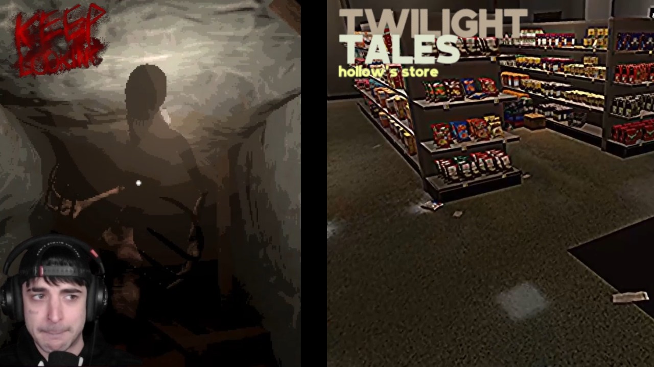 2 JUEGO DE TERROR EN 1 VIDEO | #3 KEEP LOKING/ TWILIGHT TALES: HOLLOW STORE