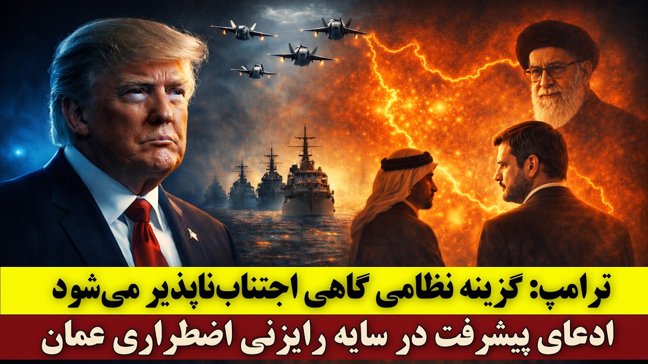 ترامپ: گزینه نظامی گاهی اجتناب‌ناپذیر می‌شود | ادعای پیشرفت؛ رایزنی فوری عمان با واشینگتن