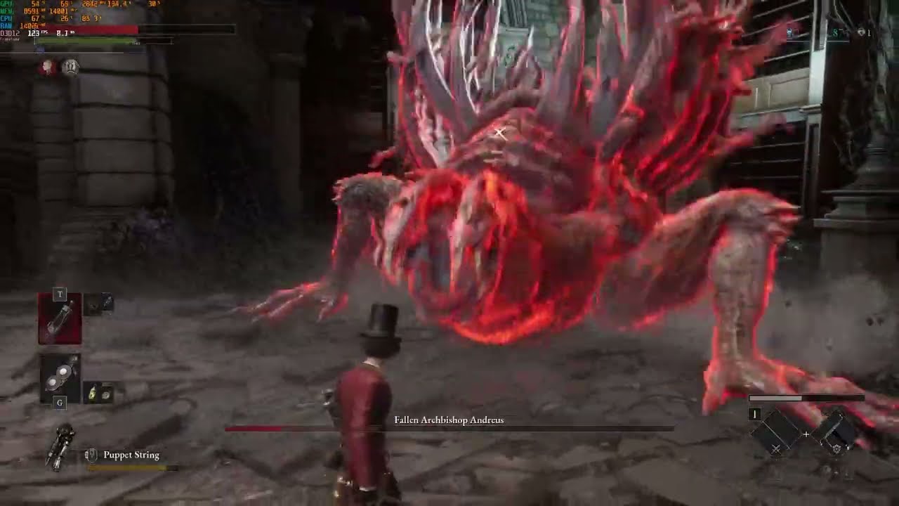 Fallen Archbishop Andreus Boss Fight Lies of P  Technique Build - Legendary Stalker