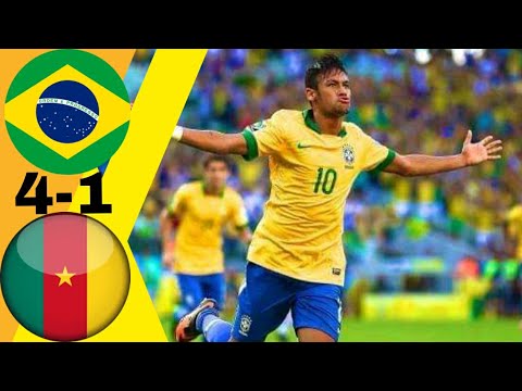 مباراة نارية🔥🔥/البرازيل~الكاميرون4-1 و جنون فهد العتيبي