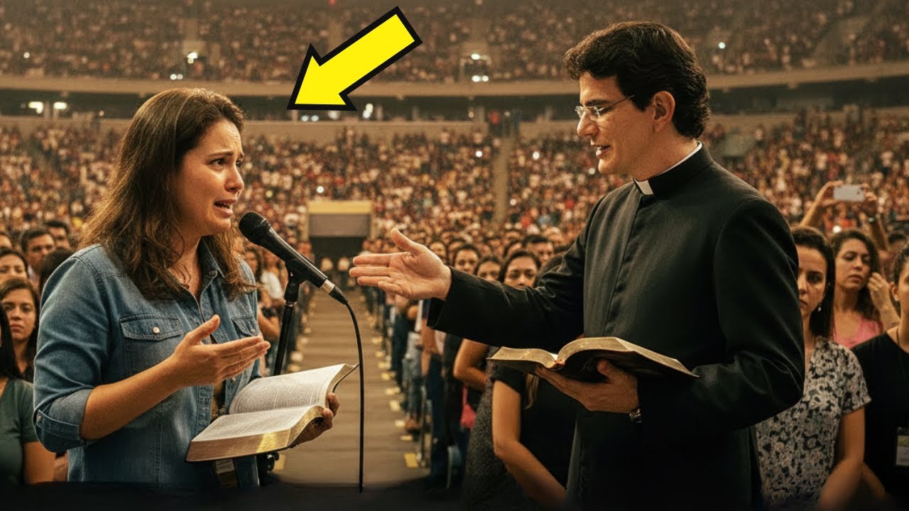 Evangélica usou a Bíblia contra Nossa Senhora mas Pe. Reginaldo Mazotti virou o jogo...