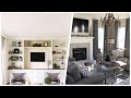75 Mid-sized Farmhouse Family Room Design Ideas You'll Love 🔴