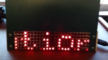 24 x 6 LED matrix