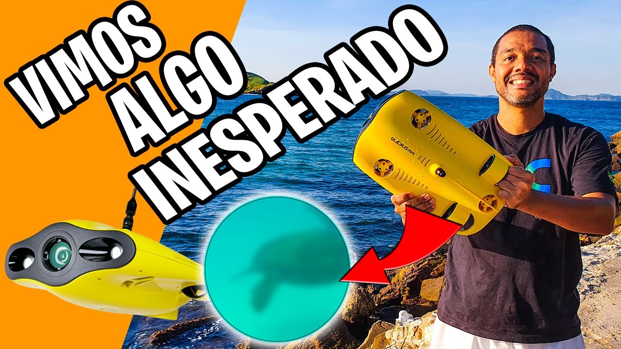 DRONE NO FUNDO DO MAR E ENCONTRA ALGO ESPETACULAR (Emocionante)