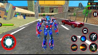 Future Police Robot Wars - Robot Car Bus Transform Game 2021 - Android Gameplay screenshot 5