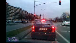Zagubiony Kierowca I Przejazd Na Czerwonym