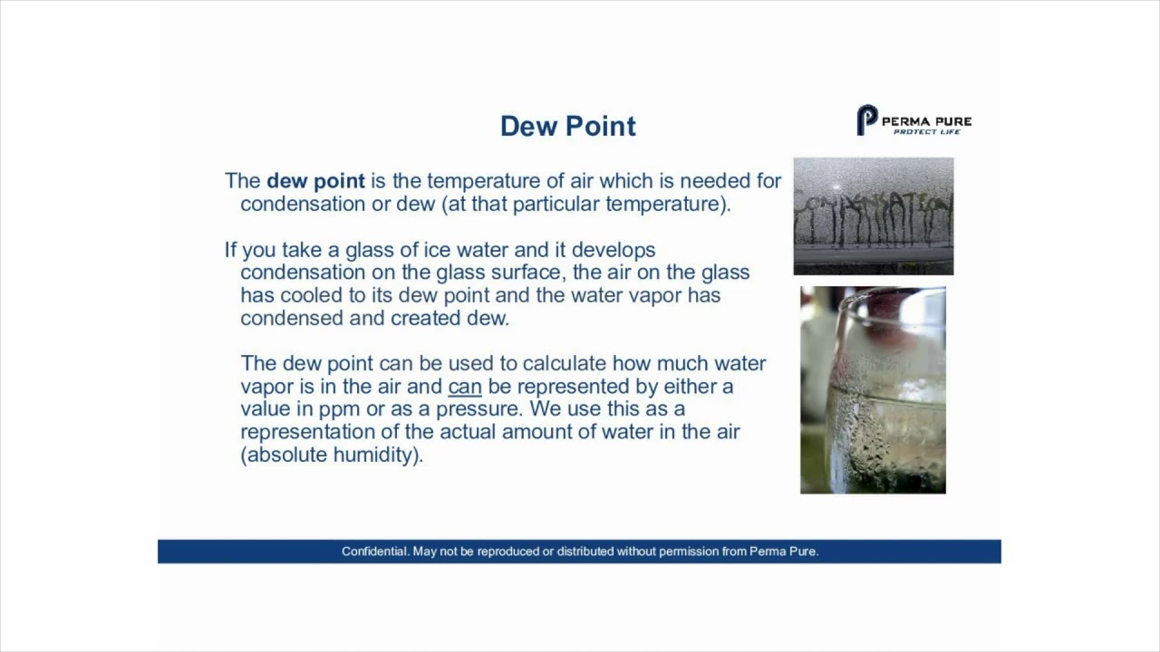 Perma Pure Review of Humidity and Dew Point - YouTube