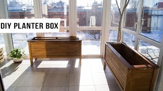 Деревянные кашпо для цветов | How to make a wooden planter box | DIY