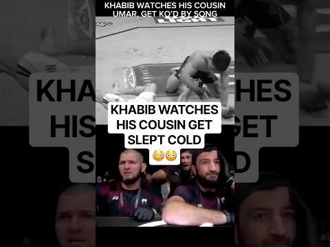 Khabib watches his cousin Umar get KOd by <strong>Song</strong> <strong>Yadong</strong>