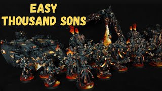 How To Paint Thousand Sons Easily Without An Airbrush