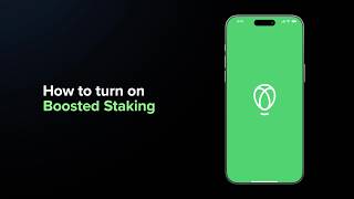 How To Turn On Boosted Staking For Higher Rewards Uphold