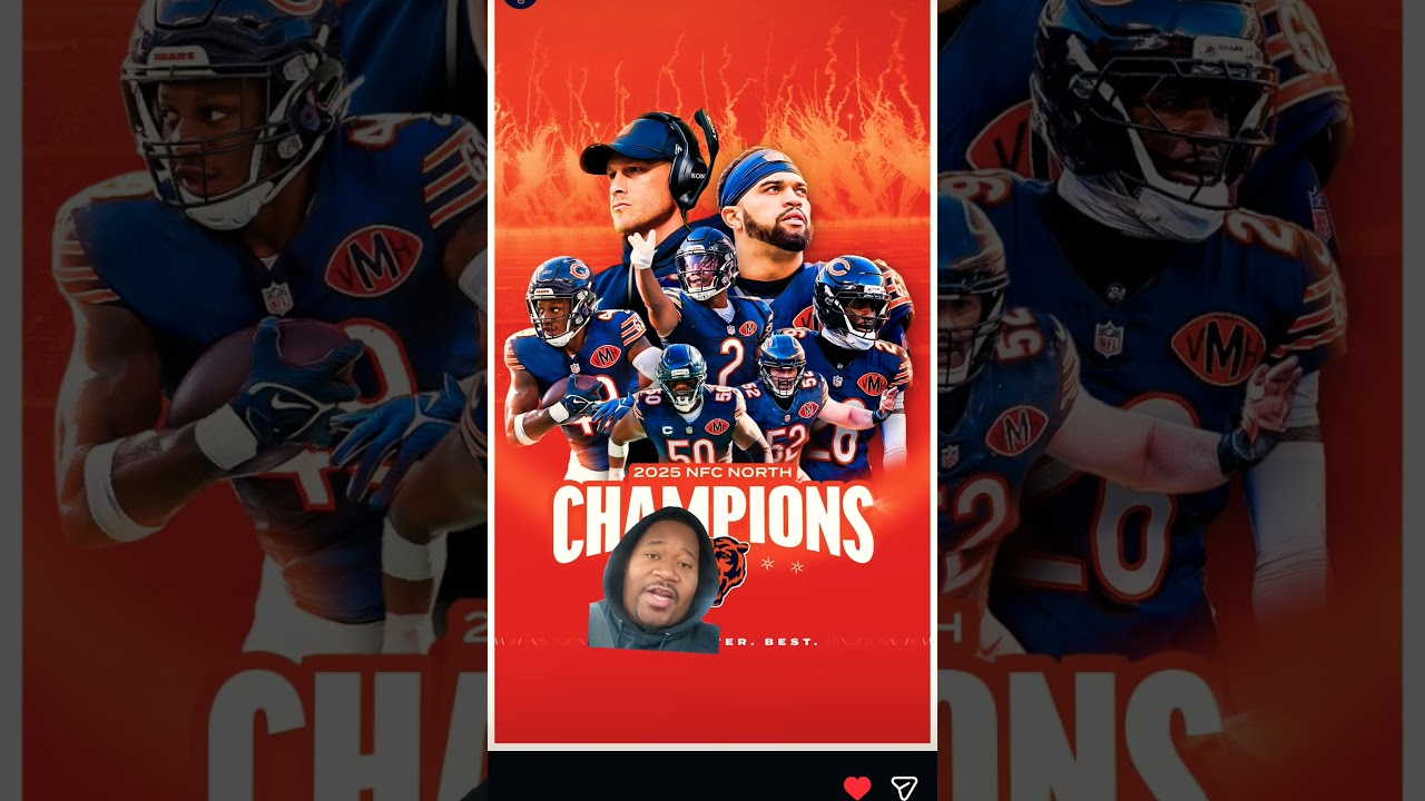 congratulations NFC NORTH CHAMPS BUT JOB NOT DONE 