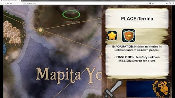 Fantastic Quest Map Navigator Construct2 & 3 Template