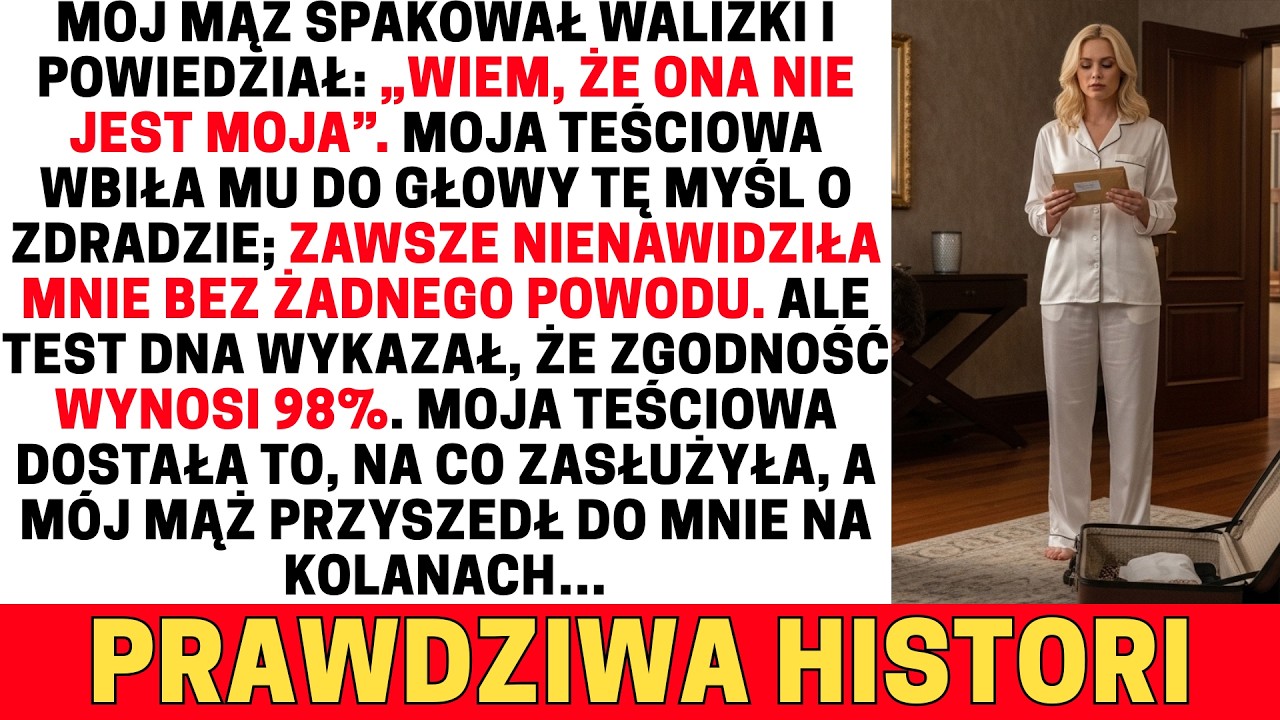 TEŚCIOWA PRÓBOWAŁA NAMÓWIĆ MOJEGO MĘŻA, ŻEBY PORZUCIŁ MNIE I NASZĄ CÓRKĘ. ALE TEST DNA WSZYSTKO ZMI…