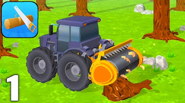 Cutting Tree - Gameplay Walkthrough Part 1 All Levels 1-30 (Android & iOS)
