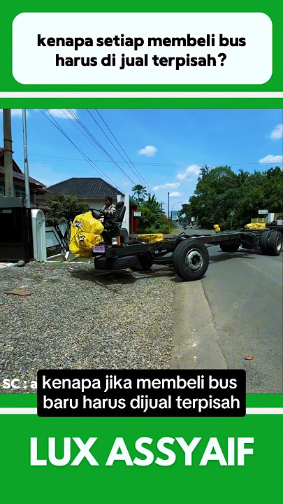 KENAPA MEMBELI BUS BARU HARUS CHASIS DULU? #shorts