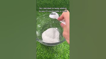 What happens when you don’t add water to the instant snow?😨