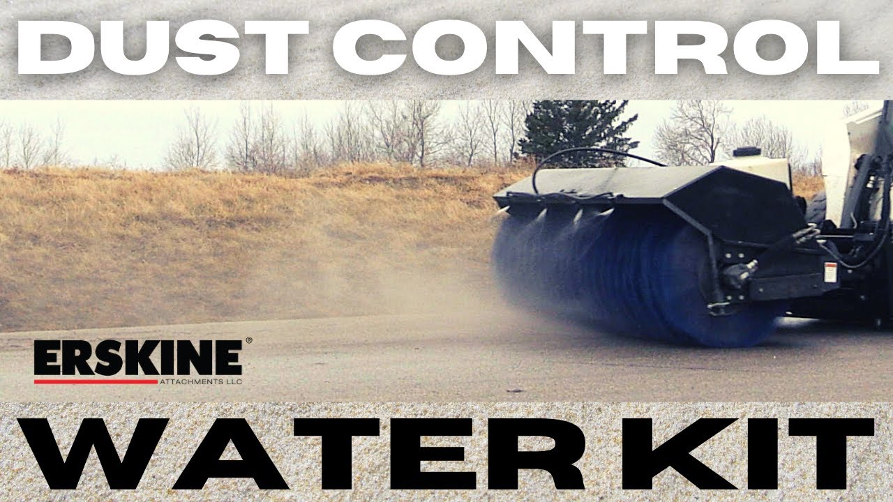 Dust Control Water Kit for skid steer brooms YouTube