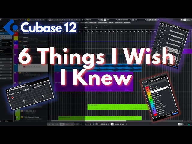 Cubase 12 Pro 6 Things I Wish I Knew 😱🔥 - YouTube