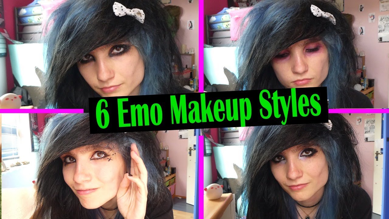6 Different Emo/Scene Makeup Styles YouTube