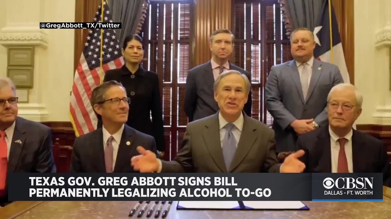 ToGo Alcohol Now Permanently Legal In Texas YouTube