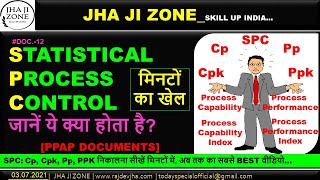 SPC: Statistical Process Control | Cp,Cpk,Pp,Ppk Explained | Initial Process Study | PPAP Documents|