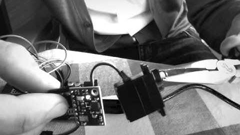 ARDUINO - IMU and real time servo reaction displayed