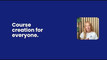 Course creation for everyone