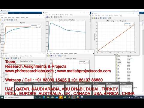TRACTION CONTROL SYSTEM | EV | TRACTION | ELECTRIC VEHICLE | C | MATLAB SIMULINK