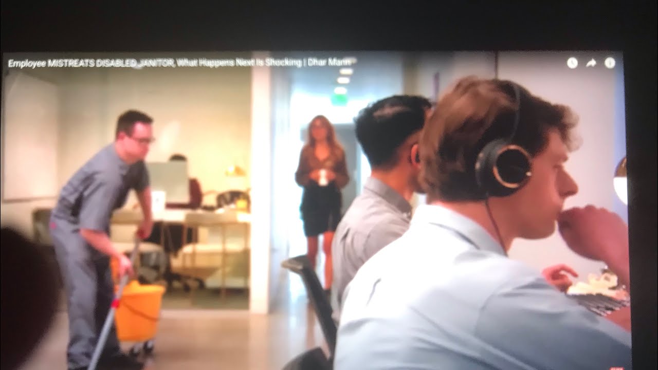 Employee mistreats janitor lives to regret it YouTube