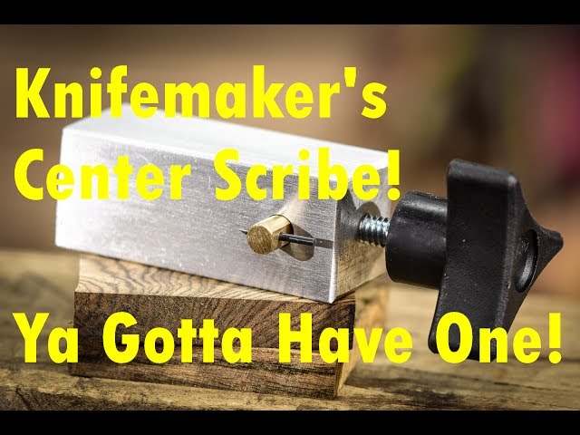 Knife Making Wood Metal Scribe Tool Precision Height Gauge Center