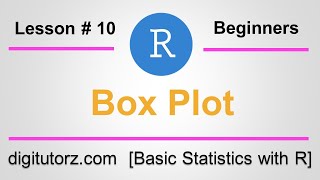 How to Create Box Plot in R | R code for Box Plot | R tutorials for beginners | digitutorz
