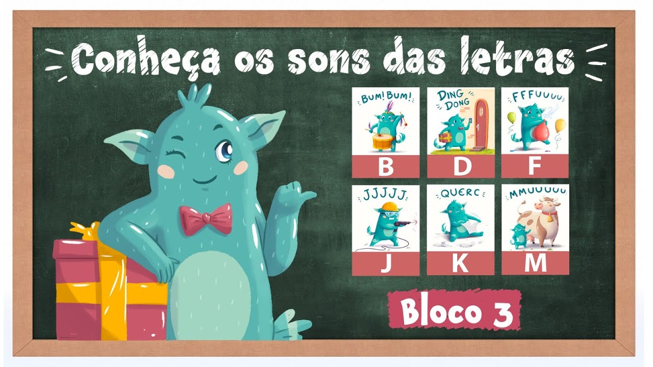 BEBETO E SONS DO ALFABETO - LETRAS B, D, F, J ,K e M