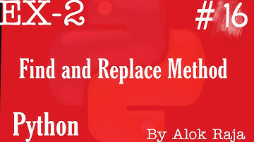 Find and Replace Method : Python tutorial 16 #tiktokgirls #trending