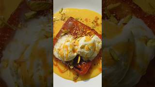 5 Minute Bread Dessert Recipe | Caramel Custard Toast #shorts