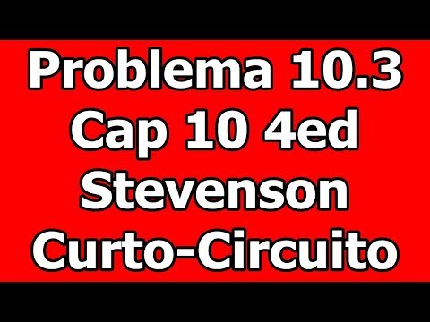 [SEP-Cálculo de Falta]Problema 10.3 Stevenson 4ed Curto-circuito Trifásico