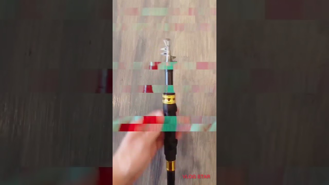 My Dad Broke One of My Telescoping Fishing Rod, So He Bought Me This!!! 