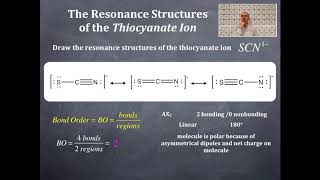 Famous Bonding 35: The Resonance Structures of the Thiocyanate Ion Wealth