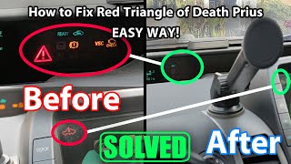 how to fix red triangle of death toyota prius easy way